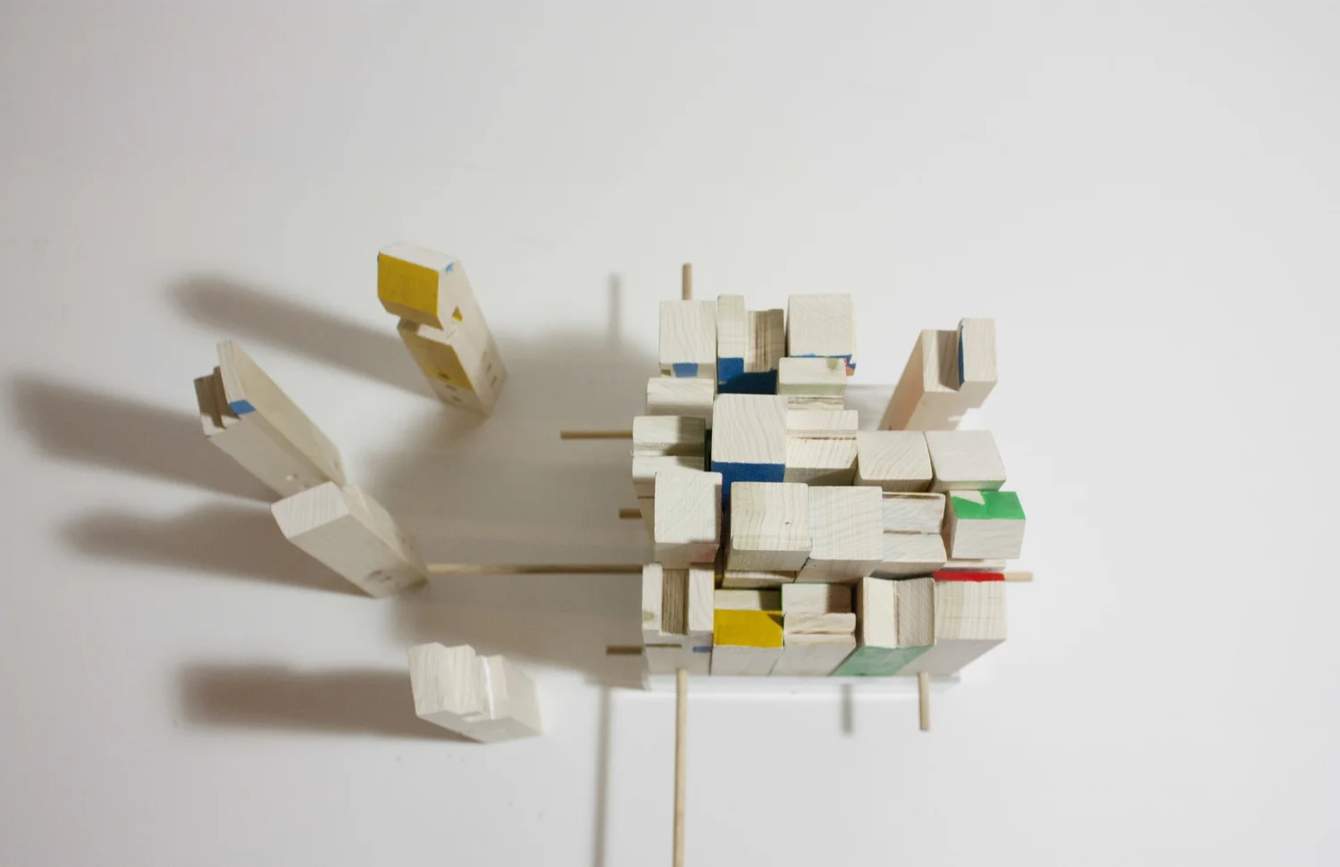 Model plan, disassembled